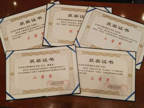 获奖证书